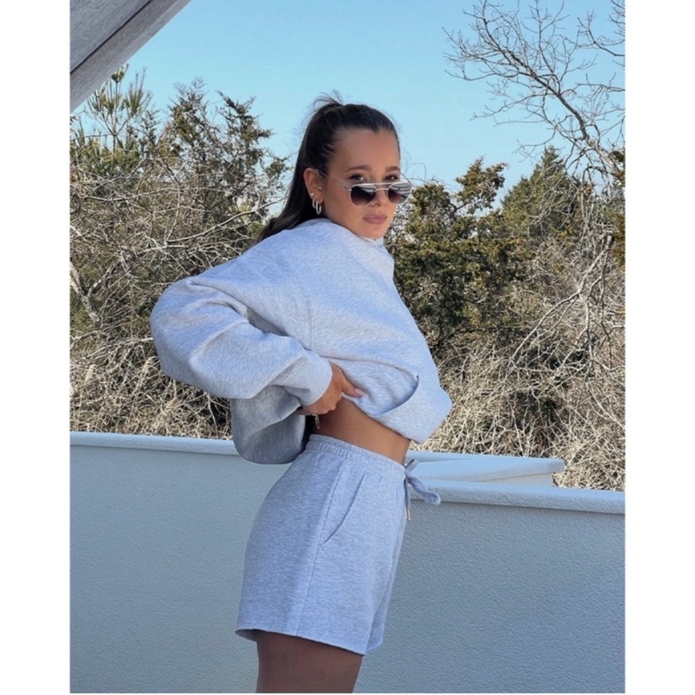 NEW WeWoreWhat Heather Gray Hoodie XS